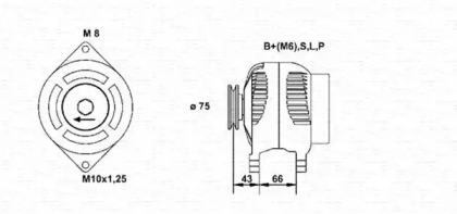 Генератор MAGNETI MARELLI 943355172010