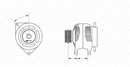 Генератор MAGNETI MARELLI 943355187010