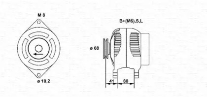 Генератор MAGNETI MARELLI 943355203010