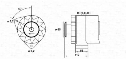 Генератор MAGNETI MARELLI 943356098010