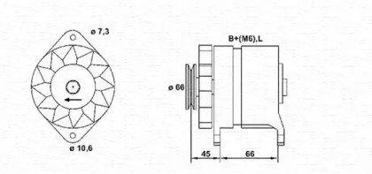 Генератор MAGNETI MARELLI 943356137010