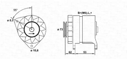 Генератор MAGNETI MARELLI 943356142010