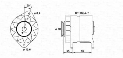 Генератор MAGNETI MARELLI 943356173010