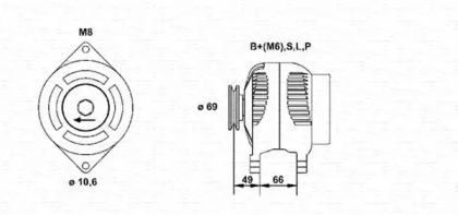 Генератор MAGNETI MARELLI 943356579010