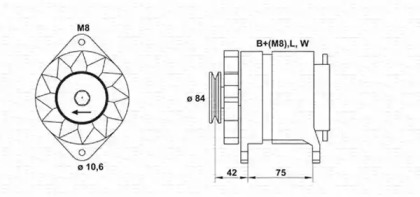 Генератор MAGNETI MARELLI 943356591010