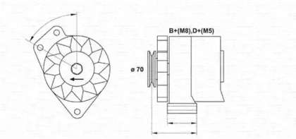 Генератор MAGNETI MARELLI 943356606010