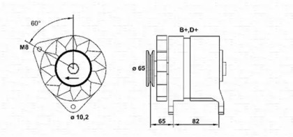 Генератор MAGNETI MARELLI 943356608010