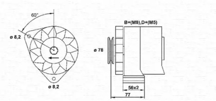 Генератор MAGNETI MARELLI 943356656010