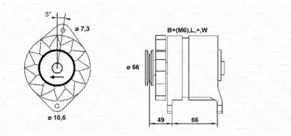 Генератор MAGNETI MARELLI 943356665010