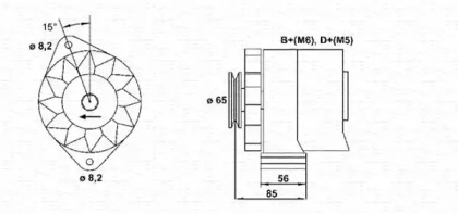 Генератор MAGNETI MARELLI 943356732010