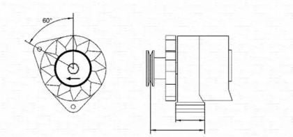 Генератор MAGNETI MARELLI 943356740010