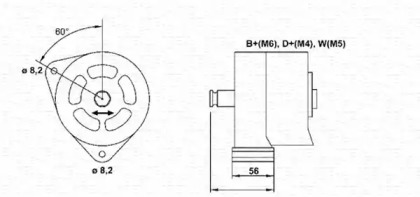 Генератор MAGNETI MARELLI 943356766010