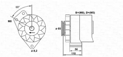 Генератор MAGNETI MARELLI 943356818010