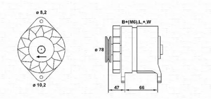 Генератор MAGNETI MARELLI 943356981010