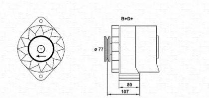 Генератор MAGNETI MARELLI 943357556010