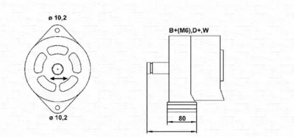 Генератор MAGNETI MARELLI 943357708010