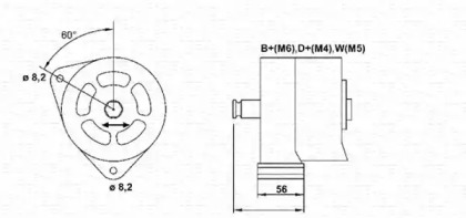 Генератор MAGNETI MARELLI 943357764010