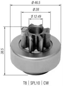 Ведущая шестерня MAGNETI MARELLI 940113020345