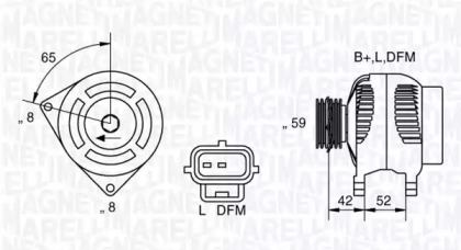 Генератор MAGNETI MARELLI 063341758010