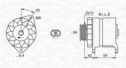 Генератор MAGNETI MARELLI 063532604010