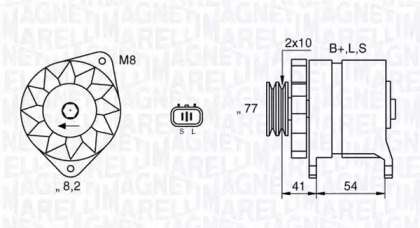 Генератор MAGNETI MARELLI 063532606010