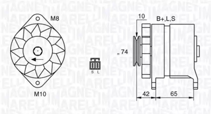 Генератор MAGNETI MARELLI 063532619010