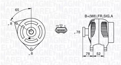 Генератор MAGNETI MARELLI 063377421010