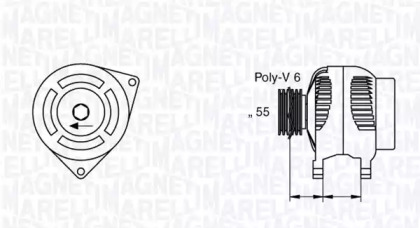 Генератор MAGNETI MARELLI 063377429010