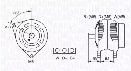 Генератор MAGNETI MARELLI 063377465010