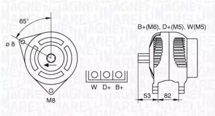 Генератор MAGNETI MARELLI 063377466010