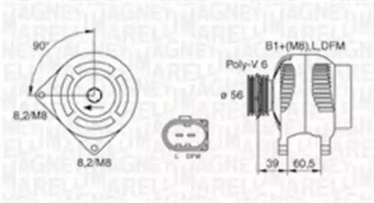 Генератор MAGNETI MARELLI 063730004010