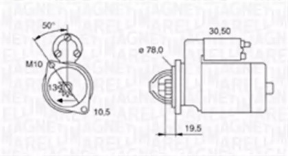 Стартер MAGNETI MARELLI 063720006010