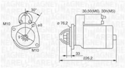 Стартер MAGNETI MARELLI 063720011010