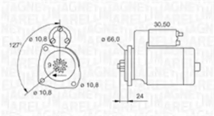 Стартер MAGNETI MARELLI 063721242010