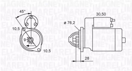 Стартер MAGNETI MARELLI 063720040010