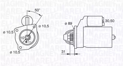 Стартер MAGNETI MARELLI 063227602010