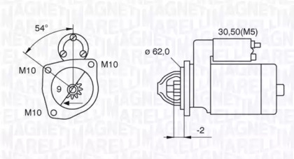 Стартер MAGNETI MARELLI 063521070630