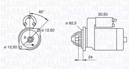 Стартер MAGNETI MARELLI 063521090120