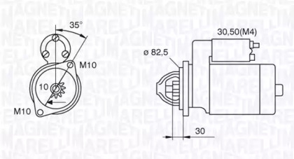 Стартер MAGNETI MARELLI 063521092500