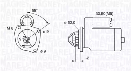 Стартер MAGNETI MARELLI 063720001010