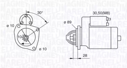 Стартер MAGNETI MARELLI 063522188120