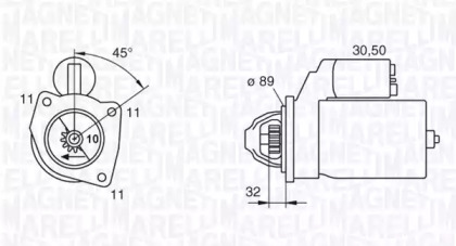 Стартер MAGNETI MARELLI 063227592010