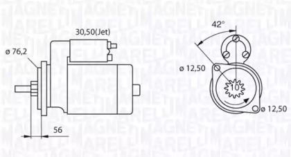 Стартер MAGNETI MARELLI 063521070220