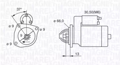 Стартер MAGNETI MARELLI 063521070660