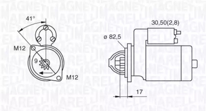 Стартер MAGNETI MARELLI 063521074270