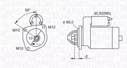 Стартер MAGNETI MARELLI 063720002010