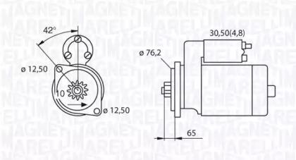 Стартер MAGNETI MARELLI 063521214020