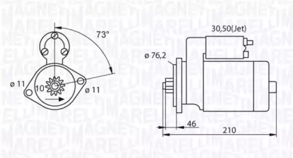 Стартер MAGNETI MARELLI 063521214120