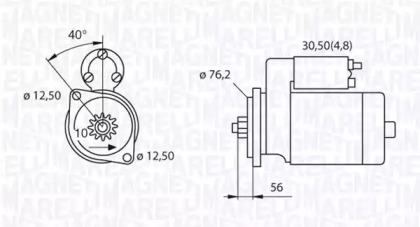 Стартер MAGNETI MARELLI 063521230180