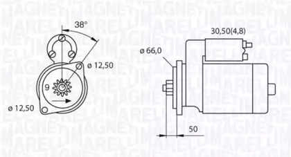 Стартер MAGNETI MARELLI 063521240260